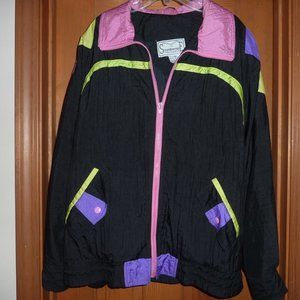 Woman's Spring / Fall Jacket Size M, Nylon Front Zip Excellent, Stratosphere